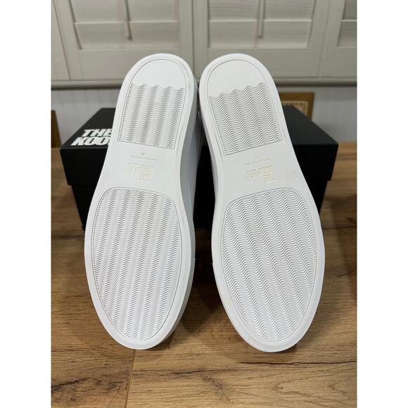 The Kooples Women's Sneakers White Smooth Leather Size 9 US 40 FR NIB Low Tops - Picture 11 of 15